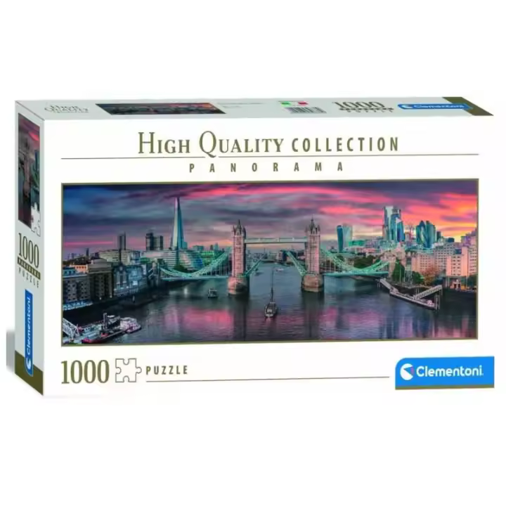 Puzzle 1000 Piezas Panorámico Al otro lado de Támesis Clementoni - 1