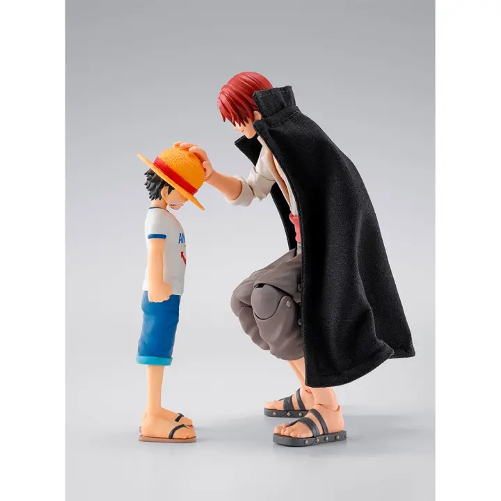 FIGURA ONE PIECE SHANKS & MONKEY D. LUFFY CHILDHOOD SH FIGUARTS COLLECTORS 16,5 / 10 CM - Nuevo a Estrenar - Tamashii Nations - 1