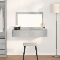 Mesa de Maquillaje Colgante vidaXL Gris Concreto 100x40x70 cm - details 0