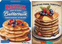 Lote Krusteaz Pancake Mix 4,53 kg + Libro de Recetas Digital WikiMark  Mezcla para Pancakes Esponjosos, Fácil de Preparar, Ideal para Desayunos y Postres. - details 0
