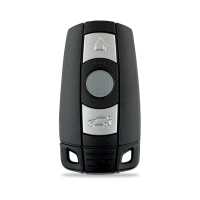 Ociodual Carcasa Llave de Mando 3 Botones Compatible con BMW 1 3 5 Series 120 E60 E61 E70 E81 E87 E90 E91 E92 320 X1 X5 X6 Z4 (Solo Keyless Go), Funda Rígida Shell Case Cover - details 2