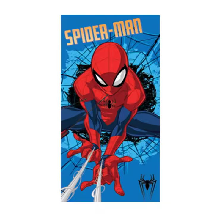 Toalla Playa Piscina infantil Spiderman II Marvel Oficial 70x140cm de microfibra para niños - 1