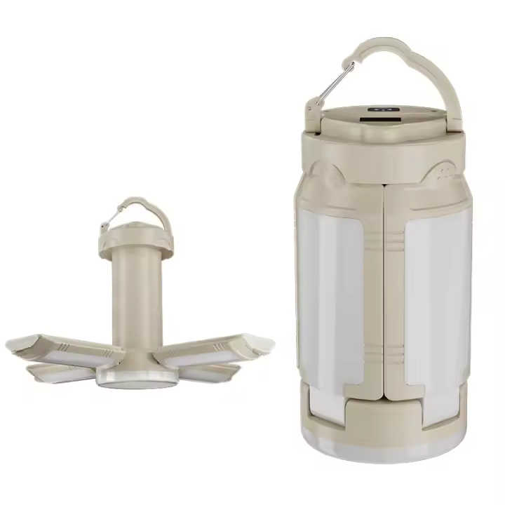 Linterna de camping recargable, modo luz, linterna de camping, capacidad, cargador de teléfono móvil, LED, resistente a impactos, linterna portátil, impermeable, linterna de huracán, luz de emergencia (1) - 1