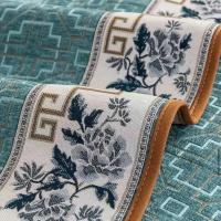 Cubierta De Sofá De Tela Jacquard Chenille Geométrica Para Todas Las Estaciones Antideslizante Para Sala De Estar Cubierta De Asiento De Sofá - details 3