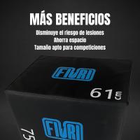 Cajón Pliométrico Foam 51 x 61 x 75 cm, Entrenamiento funcional, Equilibrio FIURI - details 2