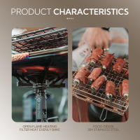 Mini Barbacoa Portátil Estufa Grill Redondo Plegable Soporte De Hornear Para Pan Y Toasts Herramientas De BBQ Con Relleno De Calefacción - details 3