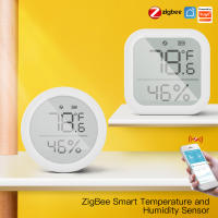 Sensor De Temperatura Y Humedad ZigBee MOES Tuya Para Hogar Inteligente Con Pantalla LED Compatible Con Google Assistant Y Hub Tuya - details 1