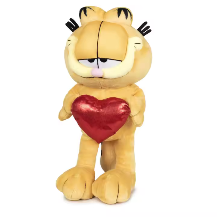 Peluche Garfield con corazón 33cm, 760020100, Play By Play - 1