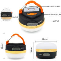 Linterna De Camping 10W Alta Potencia Lámpara De Tents Recargable 1200mah USB Portátil Luzes Exteriores Para Senderismo Nocturno Lámpara Colgante - details 4