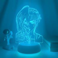 Lámpara De Noche LED Anime 3D Gamer De Dos Tonos Con Control Remoto Decorativa Para Habitación Y Hogar Figuras Con 7/16 Colores - details 13