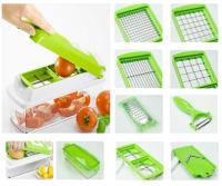 Cortador de verduras multifuncional, de Cocina utenilio, juego de 12 piezas, trituradora, rebanador doméstico, Potato<br/>Rallador - details 2