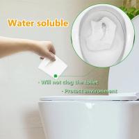 Cubierta De Asiento De Inodoro Desechable Portátil 50/30/10PCS Absorbente De Agua Papel Higiénico Para Viajes Camping Hoteles Accesorios De Baño - details 1