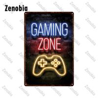 Tin Sign De Metal Video Games Decoración Para La Habitación Del Juego Zona Gamer Placa De Hierro Decorativa Rectangular - details 13