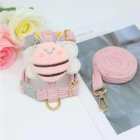 Juego De Arnes Y Correa Para Gatos Y Perros Pequeños Ajustable Para Puppies Ropa De Camuflaje Para French Bulldog Chihuahua Pug Caminar Al Aire Libre - details 4