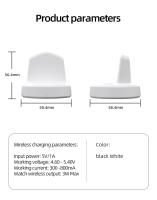 Cargador Inalámbrico Rápido USB Con Soporte Para Reloj Samsung Galaxy Watch 6 Watch5 pro Watch 5 4 3 2 1 44mm 40mm Cable De Carga Adaptador De Dock - details 9