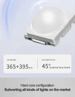 Lámpara De Mesa UV Recargable Con 9 LEDs Para Uñas 360° Flexible Secado Rápido Portátil Para Manicura Y Peluquería Sin Cable Herramientas De Secado De Polvos De Gel - details 5