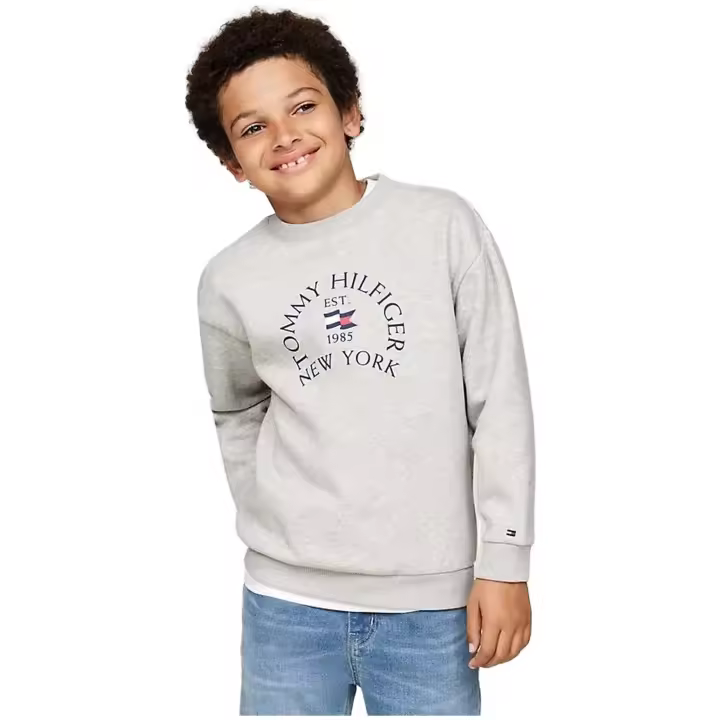 Sudadera Tommy Hilfiger  para niños en color gris - 1
