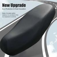 Cubierta De Asiento Para Motocicleta Protector Impermeable Y Antideslizante En Cuero Goma Contra Rasguños Para Autocycle - details 1