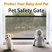 Puerta De Seguridad De Malla Sin Perforar Plegable Para Escaleras/Cocina/ Puertas Valla Infantil Con Sistema De Cierre Con Gancho Para Mascotas - details 11