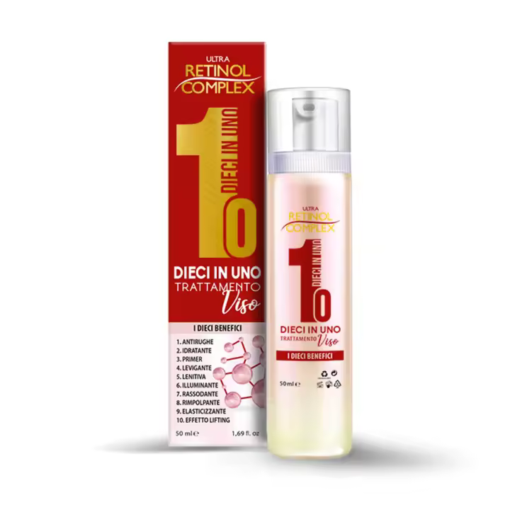 Tratamiento Facial Hidratante Antiarrugas Efecto Lifting Shining Reafirmante Diez en Uno Ultra Retinol Complejo - 1