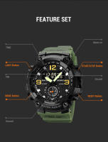 Reloj Deportivo SKMEI Japonés LED Digital Movimiento Militar Hombre Resistente Al Agua 5Bar Cuenta Regresiva Fecha Reloj De Pulsera - details 17