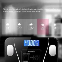 Báscula Electrónica De Precisión Para El Hogar Con Carga USB Medidor Inteligente De Peso Corporal Cuadrado De 150KG - details 6