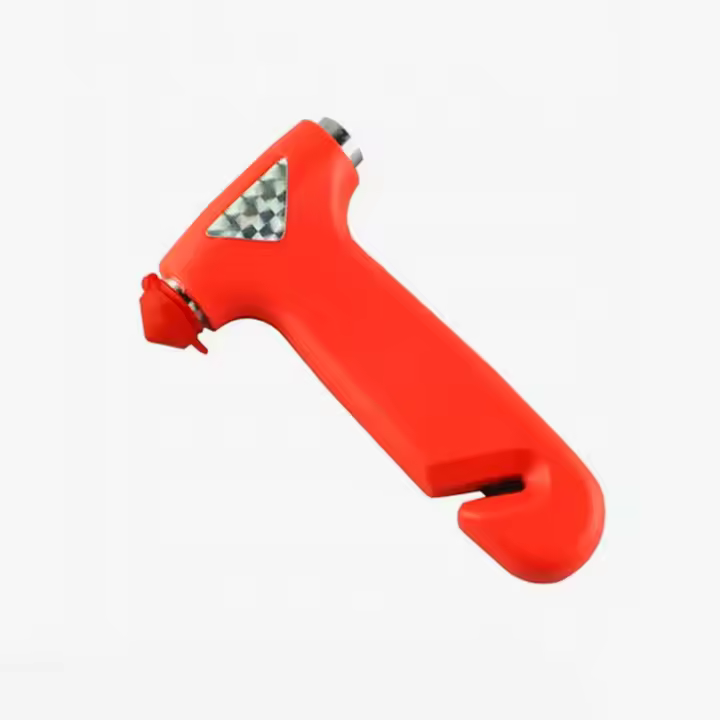 Martillo de Seguridad Multifuncional para Automóvil, Martillo de Seguridad Dos en Uno, Martillo de Emergencia Coche, Martillo de Seguridad Multifuncional, para Situaciones Peligrosas - 1