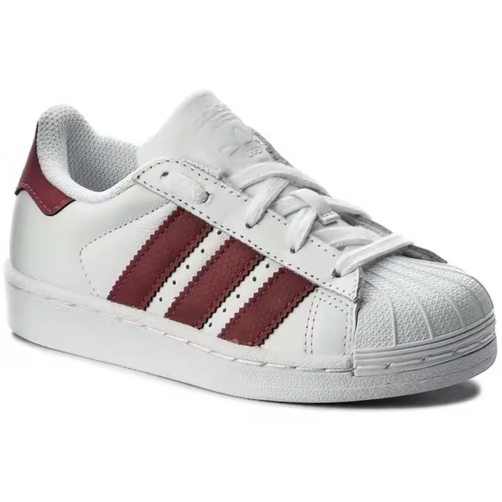 Zapatillas Adidas Superstar para niños unisex en color blanco - 1