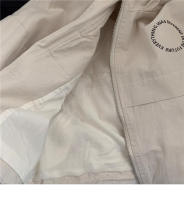 Chaqueta De Niño Con Capucha Y Cierre De Cremallera Estilo Streetwear Para Primavera Y Otoño Con Letras En Material Mixto - details 8