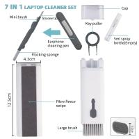 Kit De Limpieza Para Teclado 7 En 1 Con Removedor De Keycap Cepillo Multifuncional Para Laptops Airpods Y Teléfono - details 0