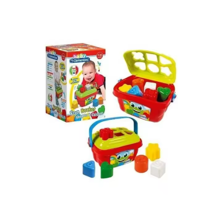 Clementoni - Cubo de Formas y Colores para Bebés - Juguete Educativo para el Desarrollo Temprano - 1