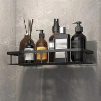 Estante De Baño Sin Perforar Soporte Para Shampoo Organizador De Baño De Aluminio Cuadrado Montado En La Pared Accesorio Para Cocina - details 6
