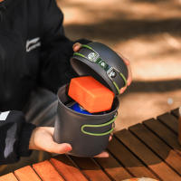 Kit De Cocina Para Camping Y Viajes Ultraligero Con Suelo Y Utensilios De Cocina Set De Olla Para Senderismo Y Pícnic - details 4