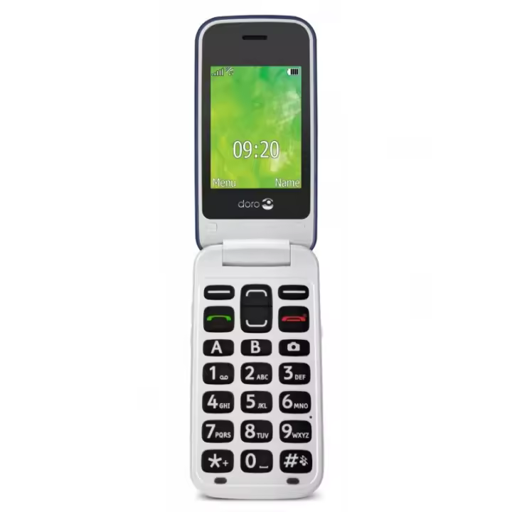 Teléfono Móvil Doro 2414 - Fácil Uso - Teclas Separadas - Cámara - Linterna - Botón de Alerta - 1