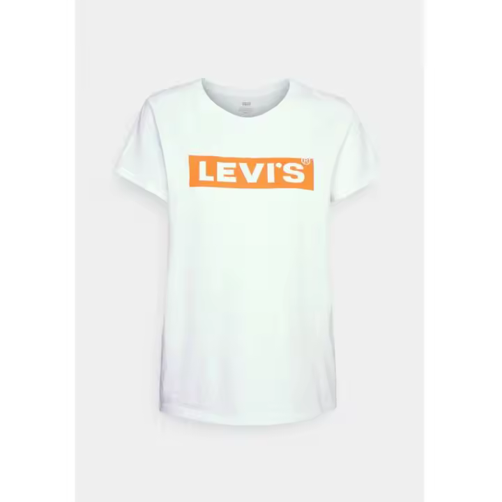 Levi's Camiseta Básica con Logo para Mujer, Color Blanco, 100% Algodón, Diseño Casual y Urbano. - 1