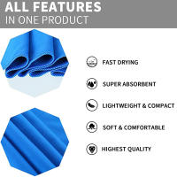 Toalla Deportiva De Secado Rápido Microfibra Portátil Para Running Yoga Natación Fitness Toalla Grande Para Playa Absorción Rápida De Sudor - details 2