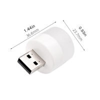 Lámpara De Noche USB Mini LED Con Enchufe Y Batería Integrada Luz De Lectura Protección Ocular Pequeña Redonda Para Libros - details 15