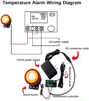 12V 20A W3230 LCD termostato digital regulador alarma de alta temperatura - details 0