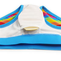 Bragas De Natación Para Hombres Con Detalles De Costura Colorido Bajo La Cintura Sexy Con Cordón Surfeo Push-up Con Almohadilla Ropa Deportiva De Verano De Poliéster Y Spandex - details 12