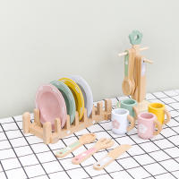 Juego De Cocina De Madera Para Bebé Juguete Educativo De Tabla De Cocina Rol De Juego Para Niños Preescolares Regalos Unisex - details 1