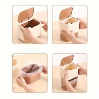 Caja De Limpieza Para Gatos Pequeña Y Ecológica Con Recogido De Basura Y Rascador Integrado Material PP Silencioso Y Cubierto Para El Hogar - details 5