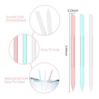 Kit De 3 Piezas De Archos De Uñas De Vidrio Con Doble Cara Para Manicura Y Pedicura Eliminador De Cutículas Precisión - details 3
