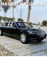 Modelo De Coche Maybach S600 Pullman 1:24 Metal Con Sonido Y Luz Vehículo De Simulación Para Niños Regalo Juguete De Lujo - details 0