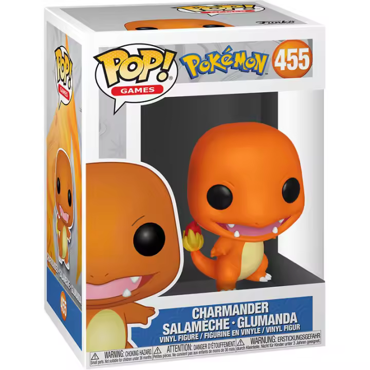 Figura Funko Pop Pokemon Charmander-Figura de Vinilo Coleccionable - Idea de Regalo- Mercancia Oficial - Juguetes para Niños y Adultos - Movies Fans - Muñeco para Coleccionistas y Exposición - 1