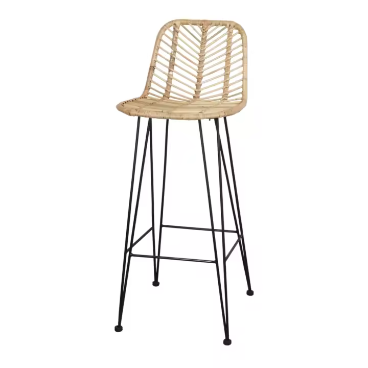 TABURETE ALTO DE RATTAN MEDEA - MISTERWILS FURNITURE FOR FREE SOULS - 1