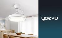 YOEVU EOS PLUS - Ventilador de Techo Inteligente WiFi | Compatible con Alexa y App | 6 Velocidades | Luz LED Regulable - details 0