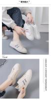 Zapatillas De Mujer Casual Para Otoño Zapatos De Caminar Planos Con Cordones Alta Calidad Moda Suela Baja Para Oficina Y Tiempo Libre - details 9