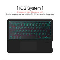Teclado Bluetooth Sin Frenos HUWEI Para Android iOS Windows Touchpad Retroiluminado Portátil Compatible Con Tablet iPad Laptop Teléfono - details 8