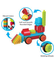 Juguetes De Bloques De Construcción DIY Para Niños Educativos Interactivos De Modelado Con Bloques Interconectables Para Niños Pequeños Asamblea Familiar - details 0