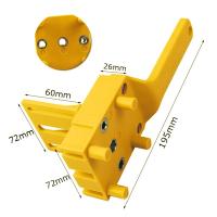 Localizador De Punzón Para Carpintería Herramienta Manual De 6/8/10mm Para Agujeros De Cruzado Y Punzón De Taladro Guía De Taladro Para Juego De Herramientas De Carpintería - details 5
